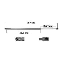 MANJ-50908 - AMORTIGUADOR 5TA PUERTA PARA CHRYSLER TOWN & COUNTRY 2008-2010 DERECHA/IZQUIERDA