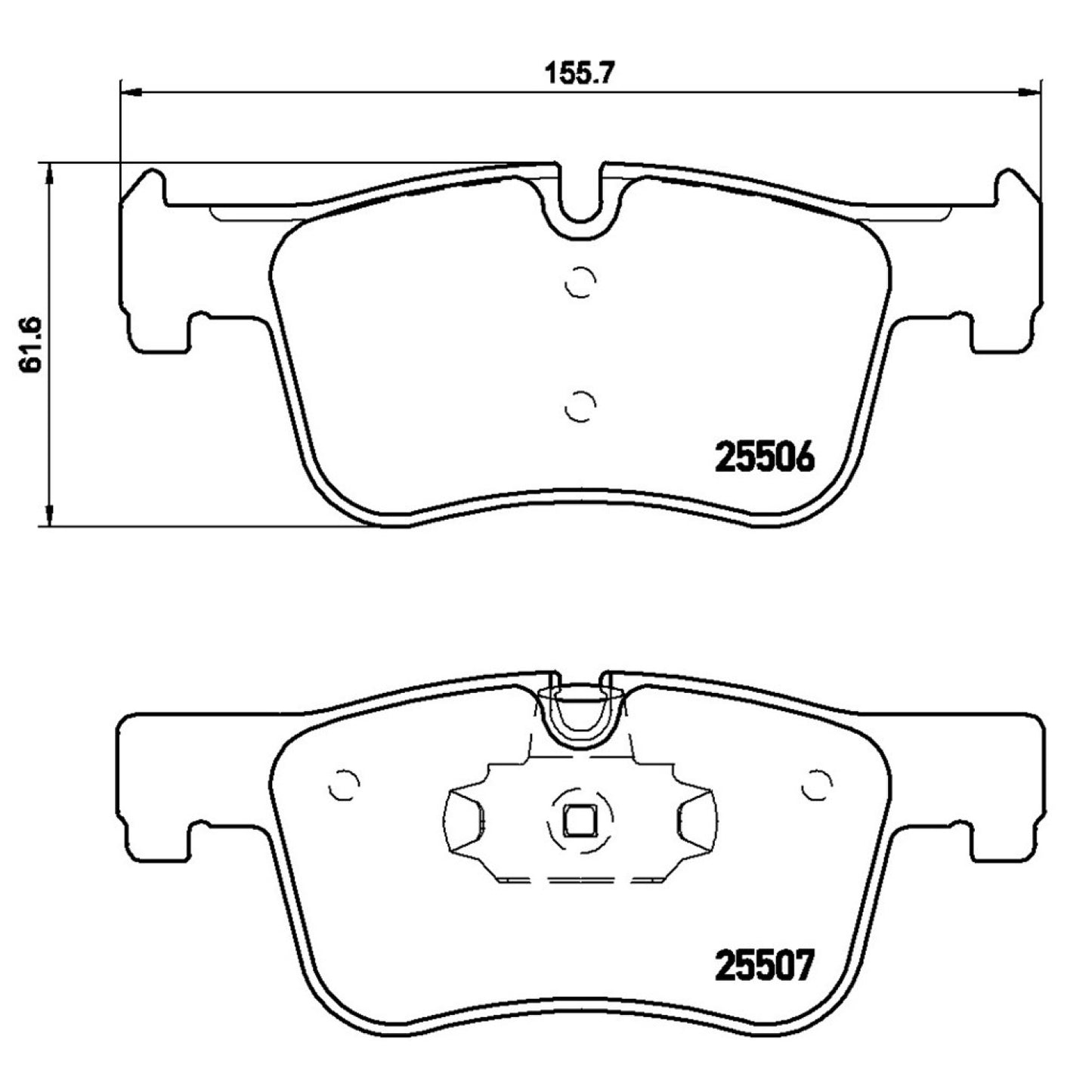 BRE-P06070 - BALATAS DELANTERAS PARA BMW 118I BASE 2012-2015