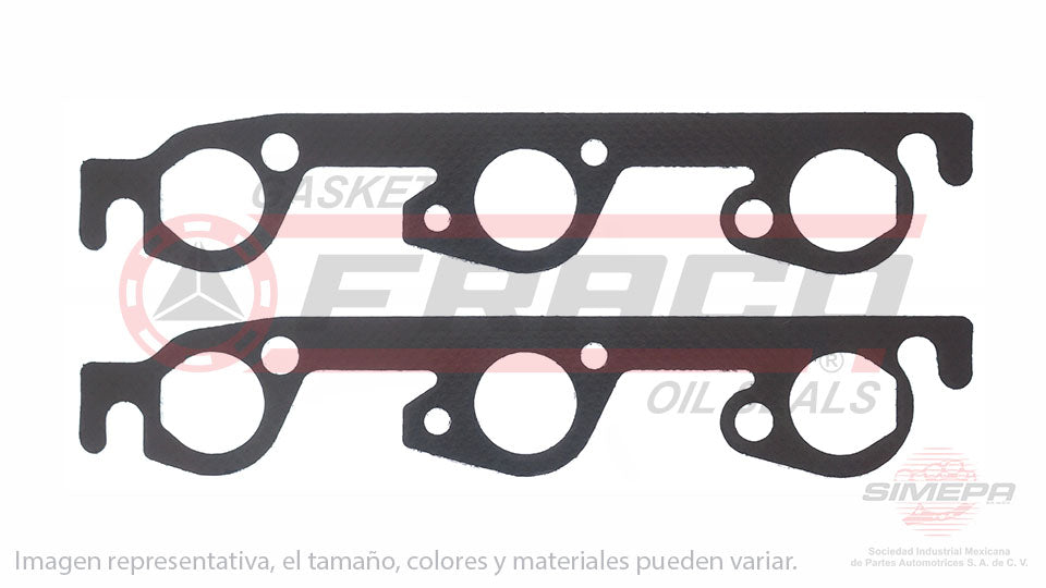 MEX-1162020 - EMPAQUE MULTIPLE DE ESCAPE PARA CHRYSLER CONCORDE V6 3.3 L 12 V. OHV 1993-1996