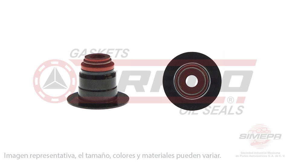 S-2442-V - (50 PIEZAS) SELLO DE VALVULA (RETEN) PARA CHEVROLET COLORADO L4 2.8 L. 16 V DOHC 2004-2006