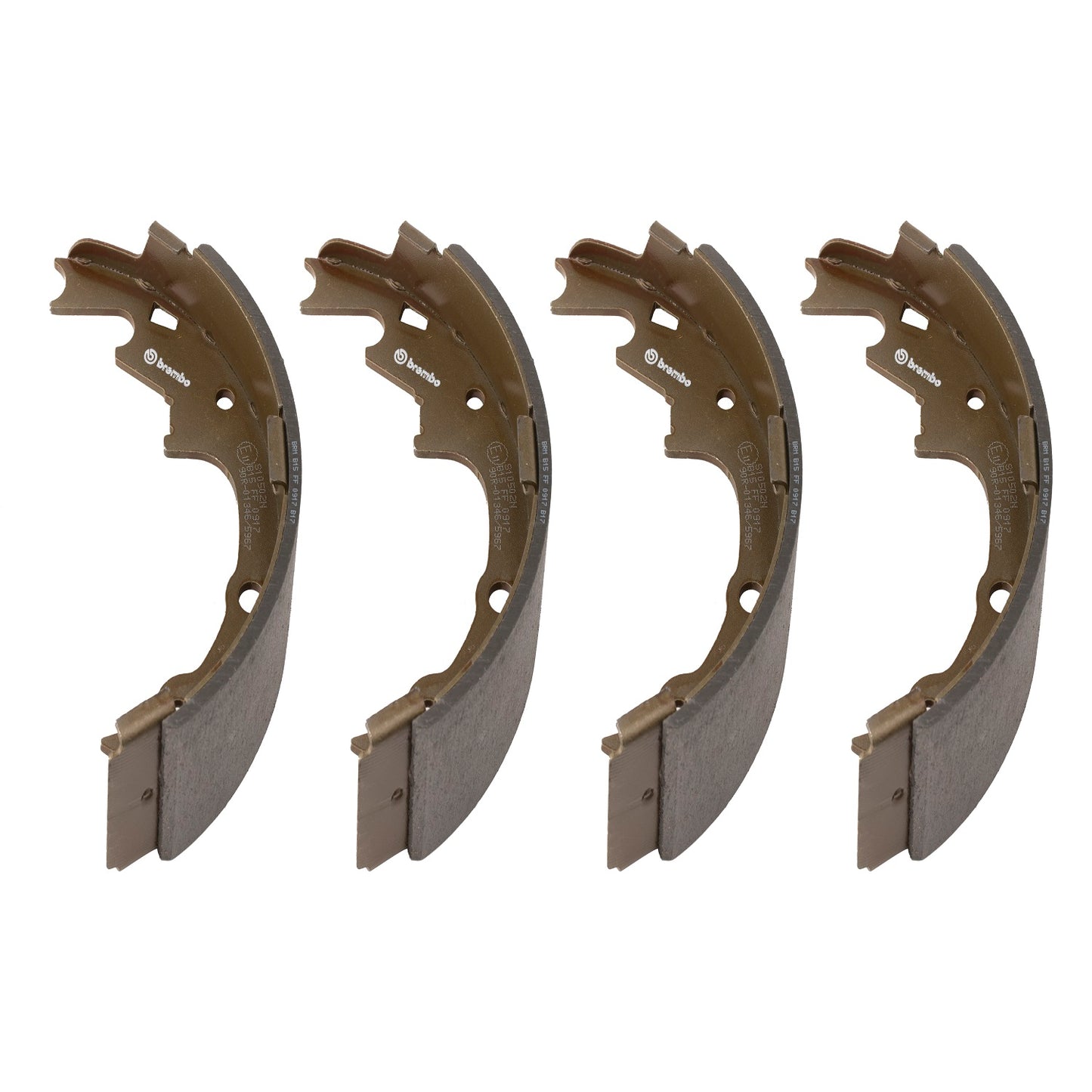 BRE-S10502N - ZAPATAS TRASERAS PARA JEEP CHEROKEE BASE 1985-1989