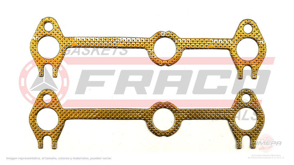 MEX-3062001 - EMPAQUE MULTIPLE DE ESCAPE PARA BUICK CENTURY V6 2.8 L 12 V. OHV 1982-1986
