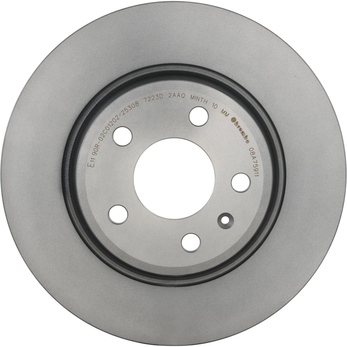 BRE-08.A759.11 - PAR DE DISCOS DE FRENO TRASEROS PARA AUDI A4 BASE 2009-2010