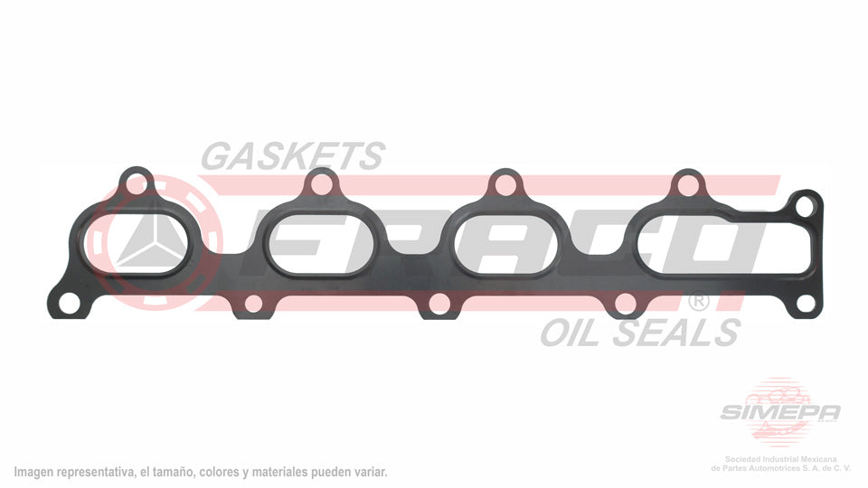 MEX-6040160-2 - EMPAQUE MULTIPLE DE ESCAPE PARA CHEVROLET ASTRA 2.0 L L4 16 V DOHC Z20LET 2006-2008