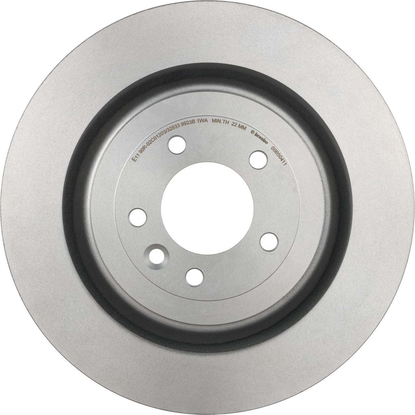 BRE-09.B504.11 - PAR DE DISCOS DE FRENO TRASEROS PARA LAND ROVER RANGE ROVER AUTOBIOGRAPHY 2013-2017