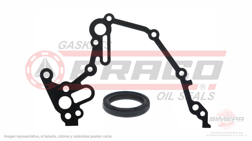 TCX-8640040 - EMPAQUE DE TAPA DISTRIBUCION PARA AUDI A1 1.4 L DOHC L4 16 V TSI CPTA 2013-2018