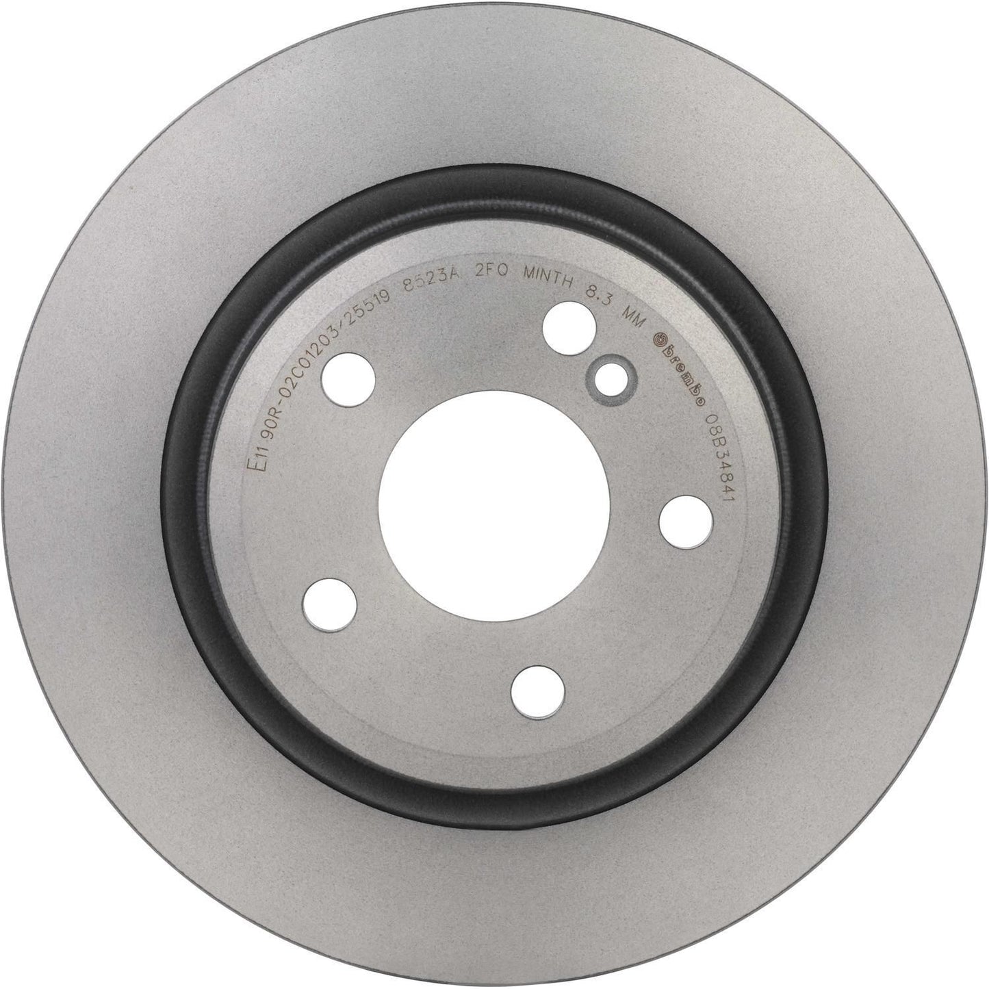 BRE-08.B348.41 - PAR DE DISCOS DE FRENO TRASEROS PARA MERCEDES-BENZ CLA200 BASE 2014-2018