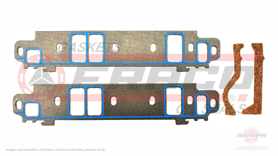MIX-1162050 - EMPAQUE MULTIPLE DE ADMISION PARA DODGE B150 V6 3.9 L 12 V. 239 CID 1992-1994