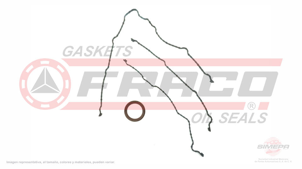 TCX-2682085 - EMPAQUE DE TAPA DE DISTRIBUCION PARA FORD F-150 V8 5.0 L DOHC 32 V. DOHC COYOTE 2011-2016