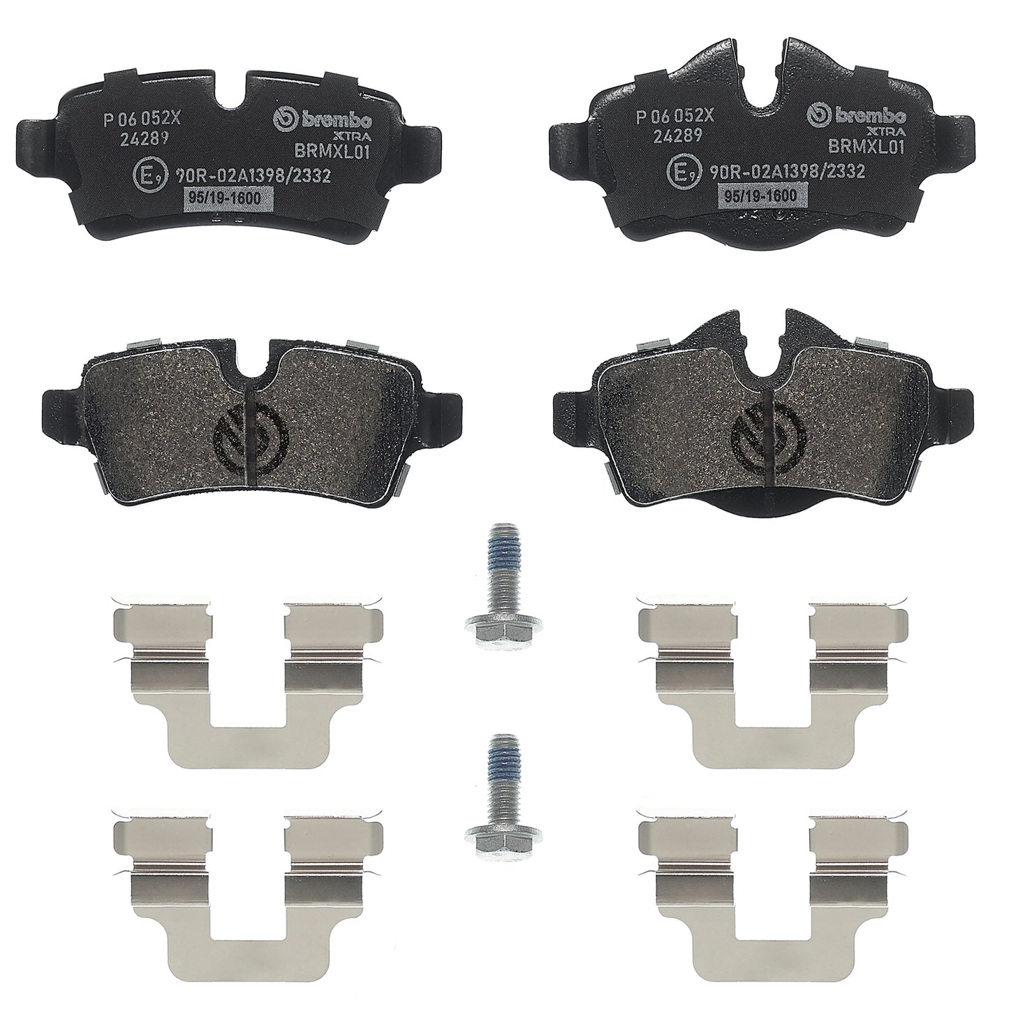 BRE-P06052X - BALATAS TRASERAS PARA MINI COOPER ALL BLACK 2013-2013