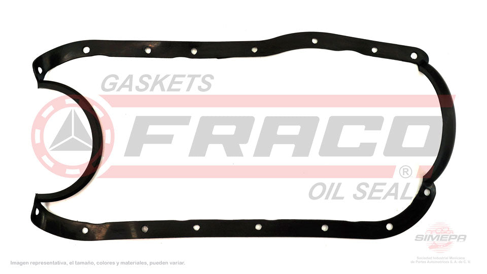 OSX-5840170 - EMPAQUE DE CARTER PARA NISSAN HIKARI L4 1.6 L E16 8 V. SOHC E16 I/S 1987-1992