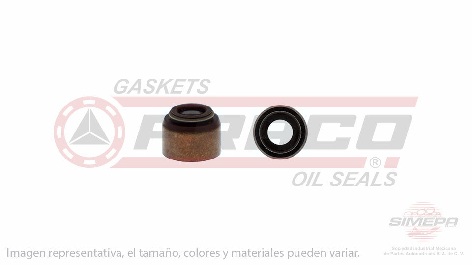 S-5237-V - (50 PIEZAS) SELLO DE VALVULA (RETEN) PARA CHEVROLET ASTRO V6 4.3 L 12 V. OHV 262 " 1996-2005