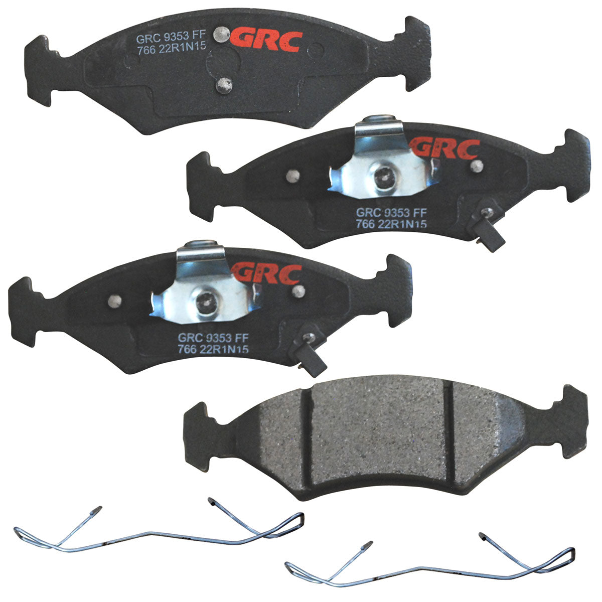 GMD766 - BALATAS SEMIMETALICAS TRASERAS PARA FERRARI MONDIAL 1983-1985