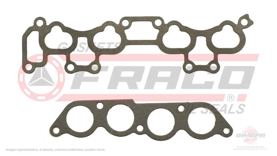 MIX-5840172 - EMPAQUE MULTIPLE DE ADMISION PARA NISSAN NX L4 1.6 L 16 V. DOHC GA16DE 1991-1993