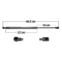 MANJ-18477 - AMORTIGUADOR VIDRIO TRASERO PARA FORD ESCAPE 2001-2007 IZQUIERDA