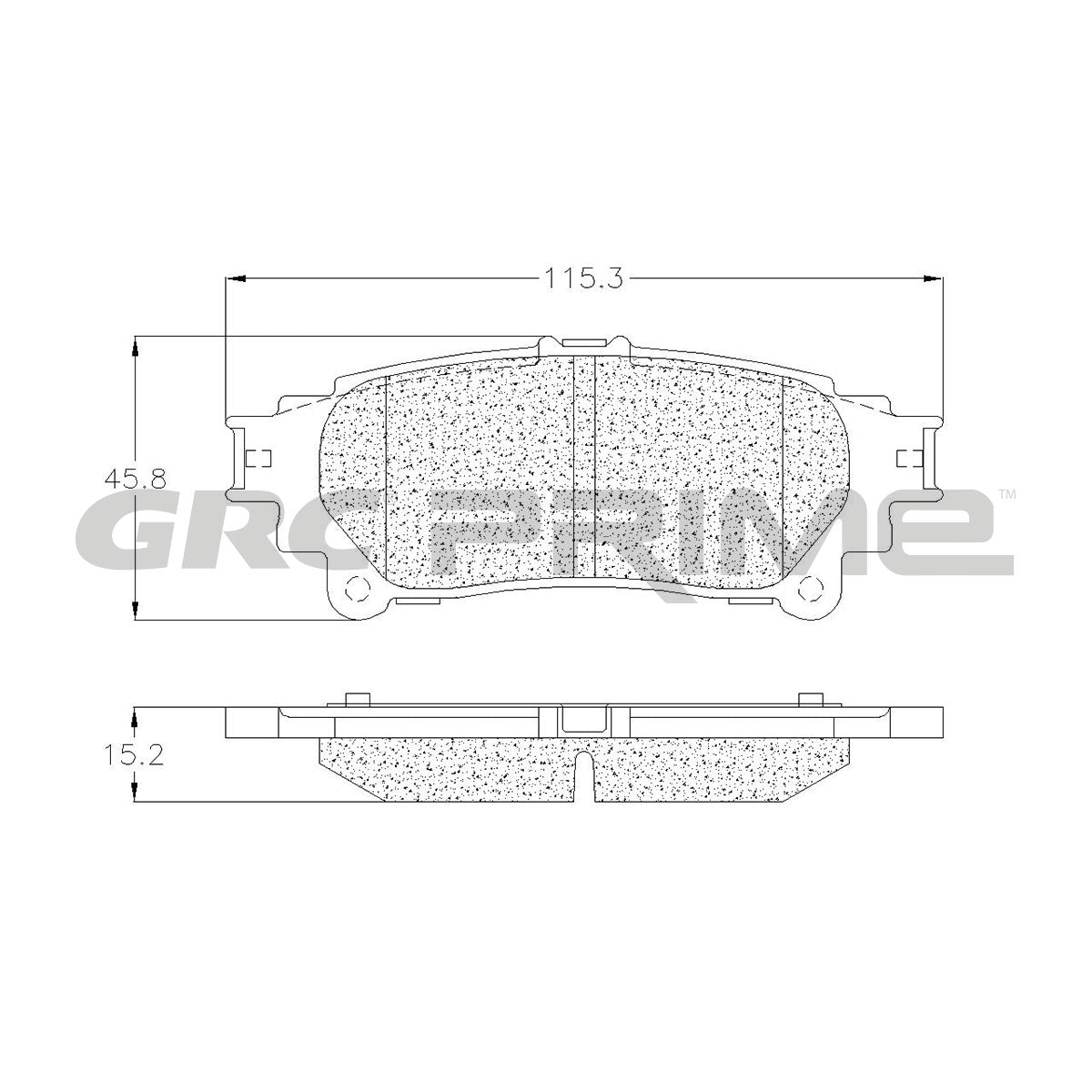 GPRD1391 - BALATAS CERAMICAS TRASERAS PARA LEXUS GS200T 2016-2017