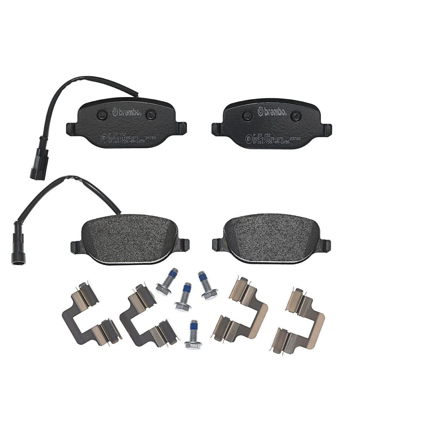 BRE-P23152 - BALATAS TRASERAS PARA ALFA ROMEO GIULIETTA QUADRIFOGLIO VERDE 2012-2016