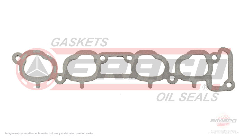 MIX-5840301-1 - EMPAQUE MULTIPLE DE ADMISION PARA NISSAN 240SX L4 2.4 L 12 V. SOHC KA24E 1989-1990