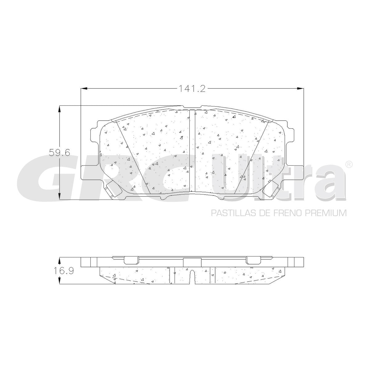 GCD1005 - BALATAS CERAMICAS DELANTERAS PARA LEXUS RX330 2004-2006