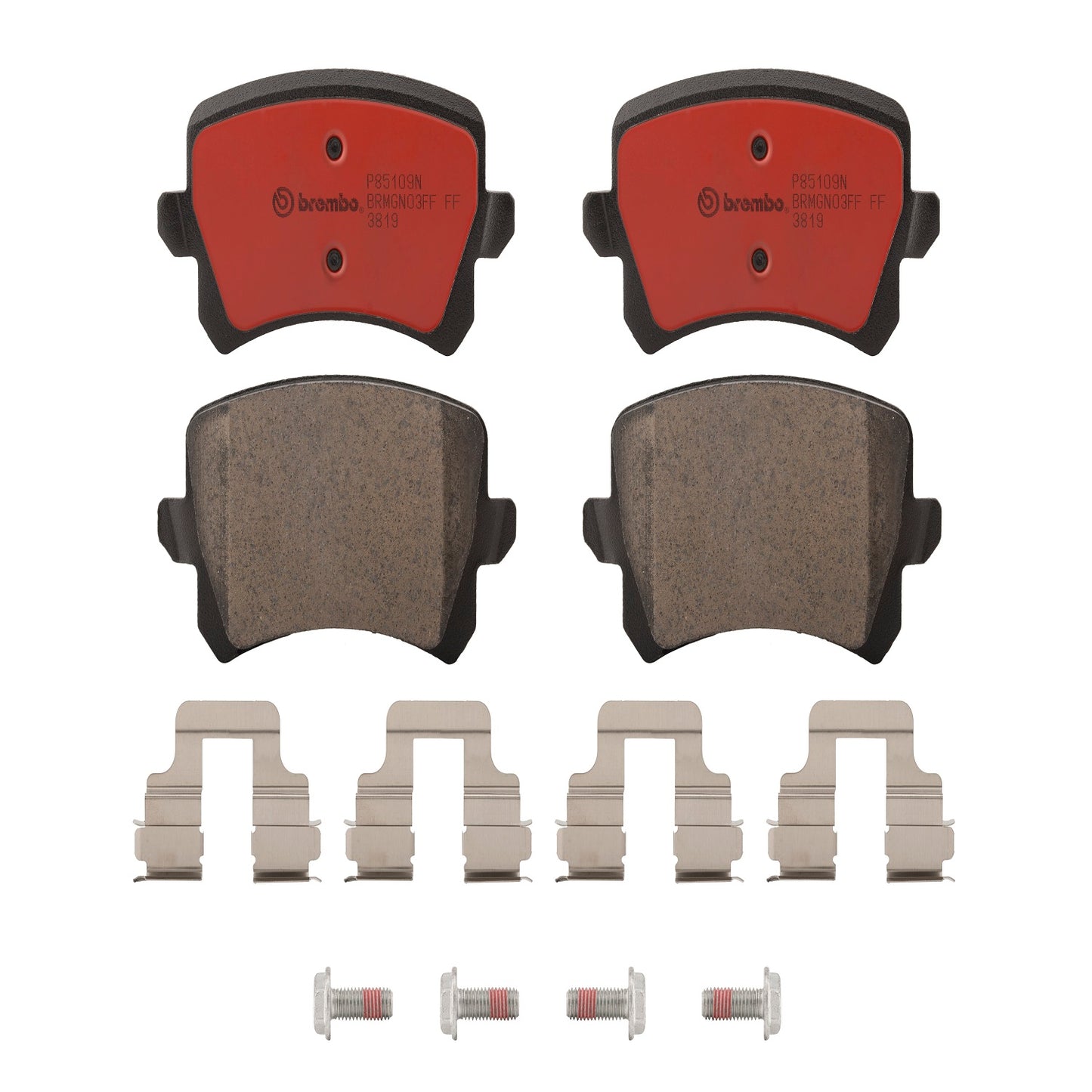BRE-P85109N - BALATAS TRASERAS PARA VOLKSWAGEN CC BASE 2013-2016