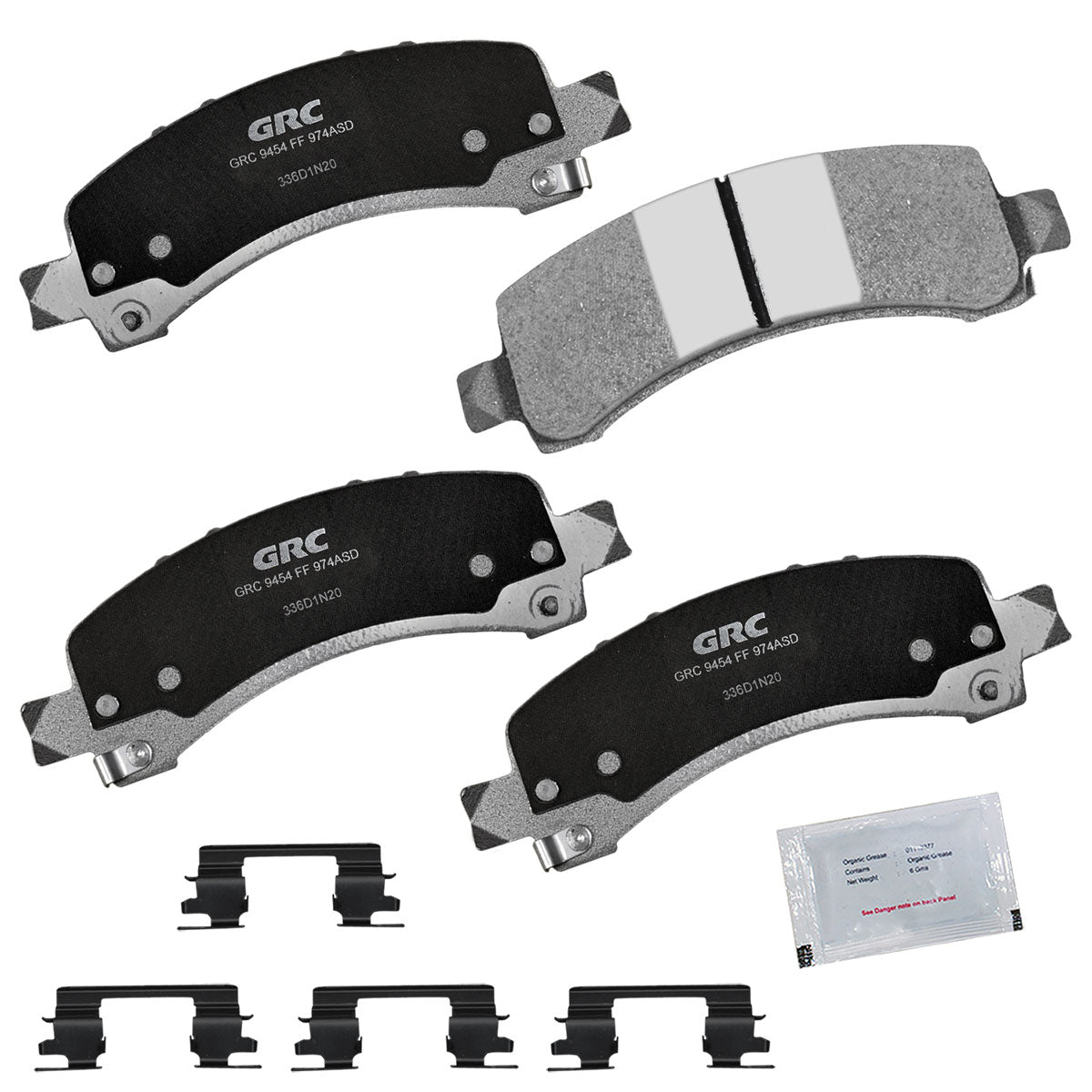 GPRD974ASD - BALATAS SEMIMETALICAS TRASERAS PARA CADILLAC ESCALADE 2002-2002