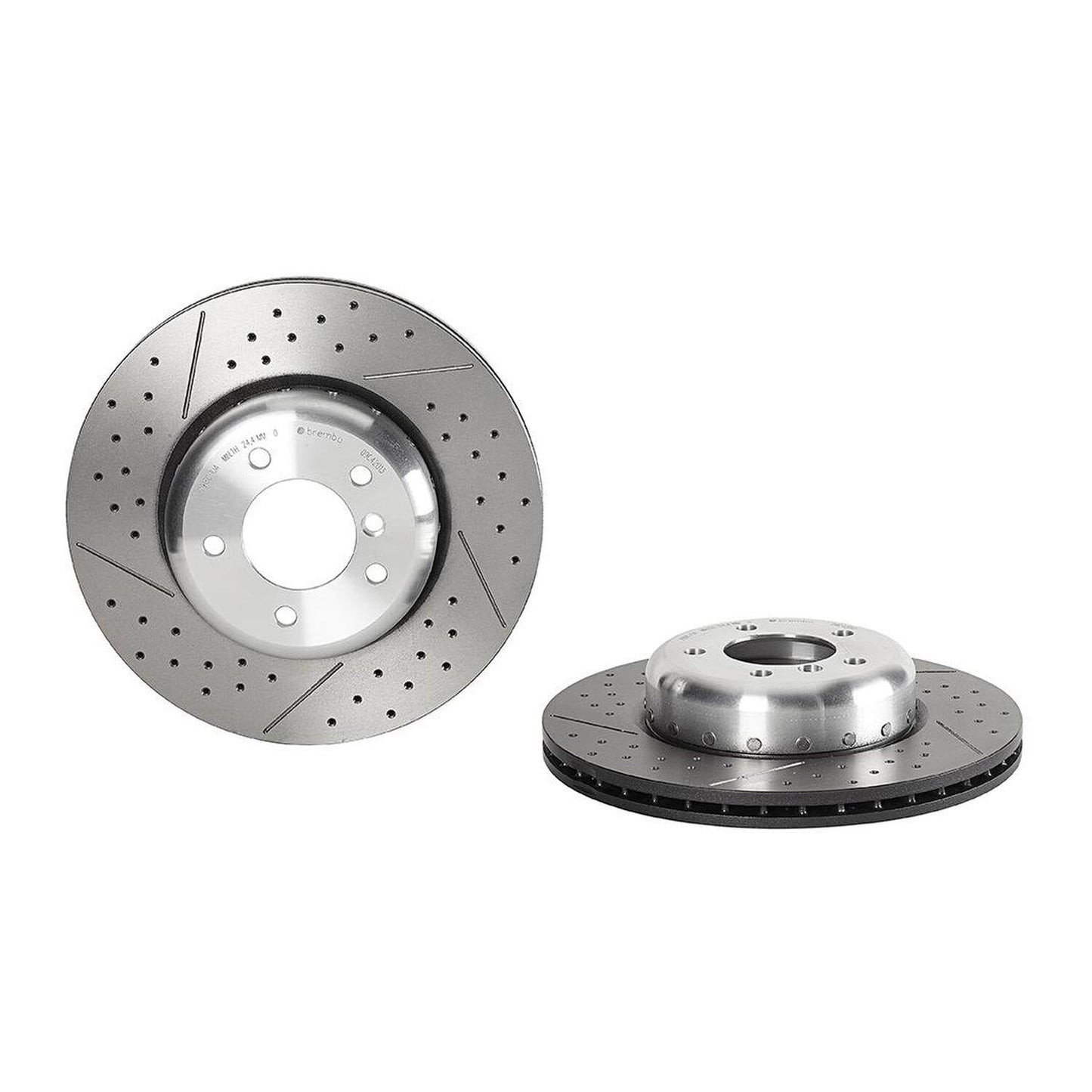 BRE-09.C420.13 - PAR DE DISCOS DE FRENO DELANTEROS PARA BMW 120I BASE 2007-2012