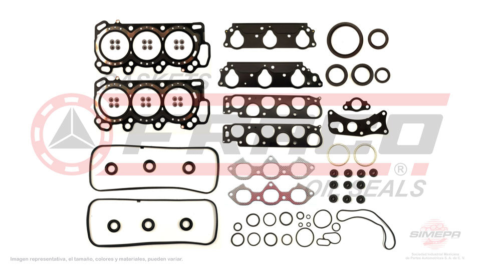 FSX-3562030 - JUEGO DE EMPAQUES PARA ACURA CL V6 3.0 L 24 V. SOHC J30A1 1997-1999