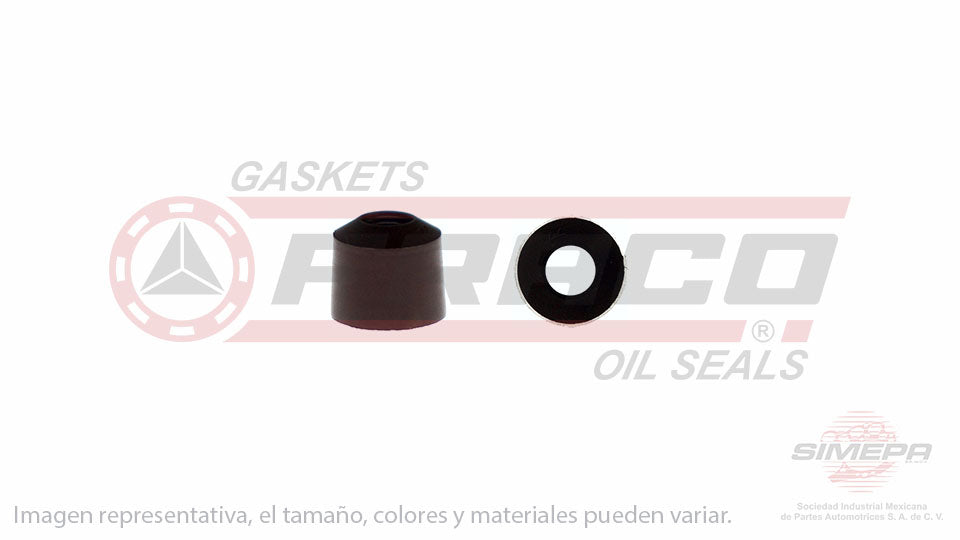 S-9550-V - (50 PIEZAS) SELLO DE VALVULA (RETEN) PARA CHRYSLER LASER L4 2.2 L 8 V SOHC 1984-1986