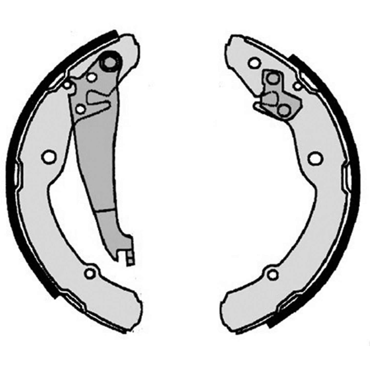 BRE-S85516 - ZAPATAS TRASERAS PARA VOLKSWAGEN CLASICO CL 2011-2015
