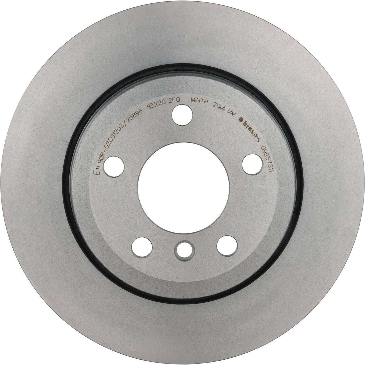 BRE-09.9573.11 - PAR DE DISCOS DE FRENO TRASEROS PARA BMW X3 2.5I 2004-2005