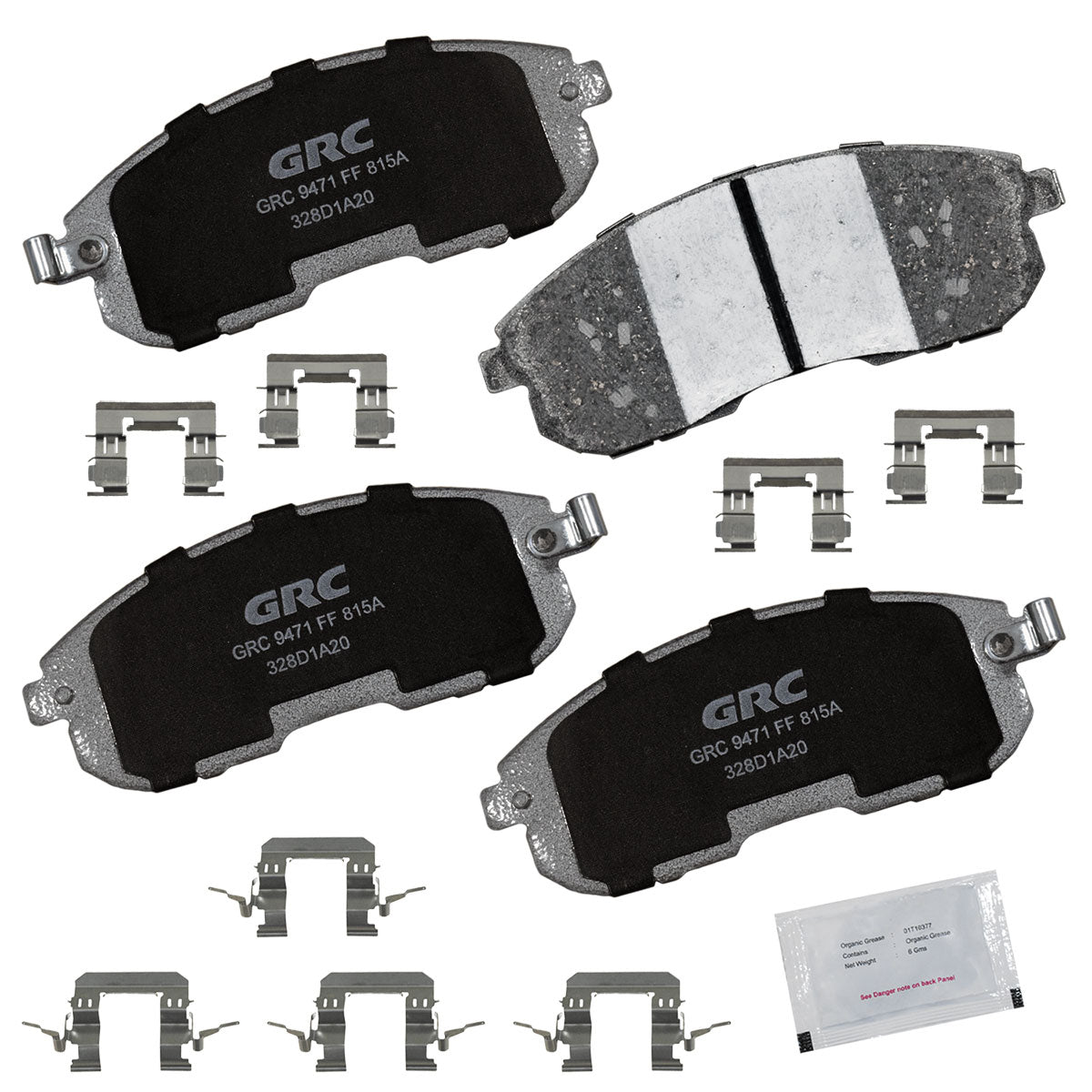 GPRD815A - BALATAS CERAMICAS DELANTERAS PARA INFINITI I35 2002-2004