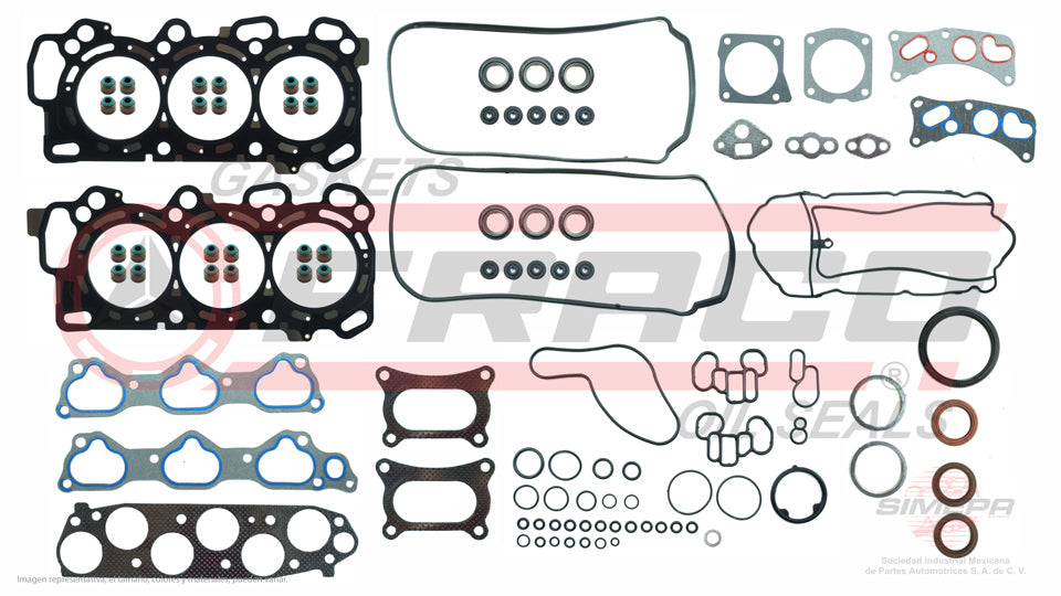 FSX-3562064 - JUEGO DE EMPAQUES PARA ACURA RDX V6 3.5 L. 24 V. SOHC J35Z2 2013-2015
