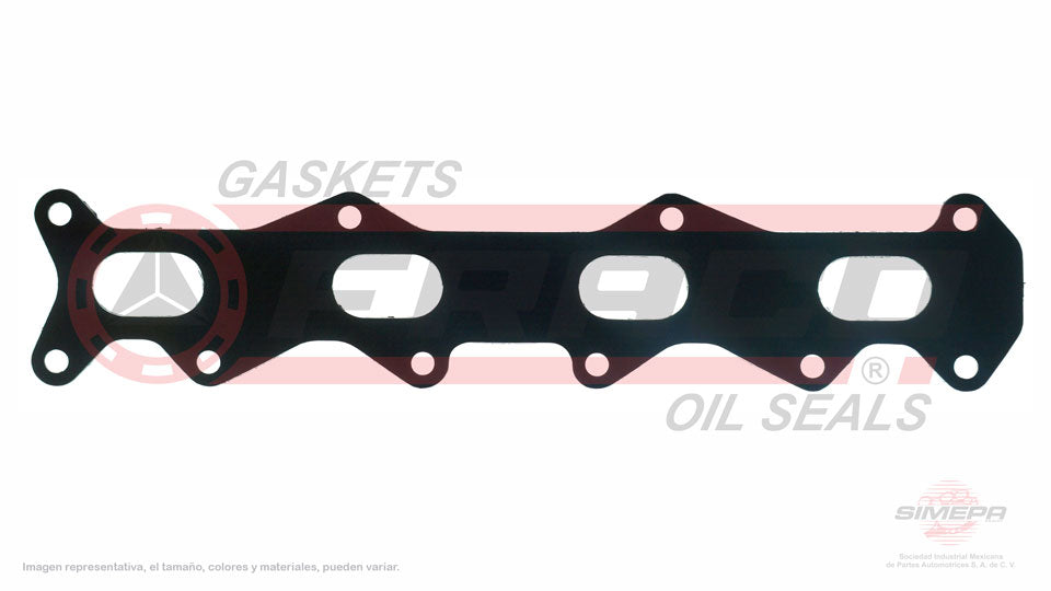 MEX-2540225 - EMPAQUE MULTIPLE DE ESCAPE PARA FIAT PALIO L4 1.6 L 16 V. DOHC 2004-2005