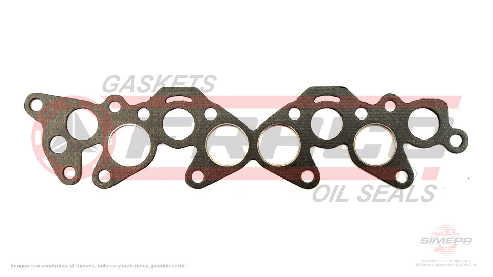MSX-8040270 - EMPAQUE MULTIPLE DE ADMISION Y ESCAPE UNIDOS PARA TOYOTA CAMRY L4 2.0 L 8 V. SOHC 2SELC 1983-1986