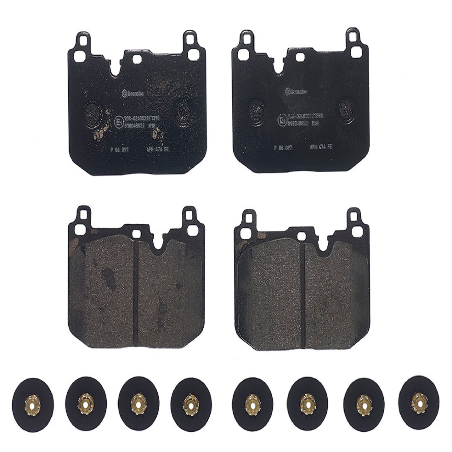 BRE-P06097 - BALATAS DELANTERAS PARA MINI COOPER ALL BLACK 2013-2013