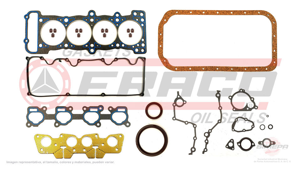 FSX-5340240 - JUEGO DE EMPAQUES PARA MAZDA B2600 L4 2.6 L 8 V. SOHC 1989-1993