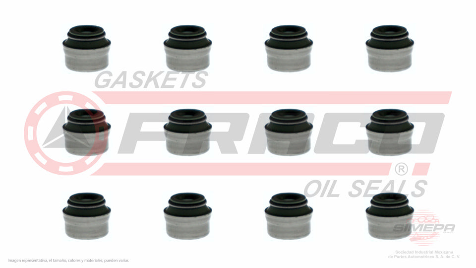 SS-5825-V-12 - SELLOS DE VALVULA POR JUEGOS PARA CHRYSLER 200 V6 3.6 L. PENTASTAR 24 V. DOHC ERB 2011-2016