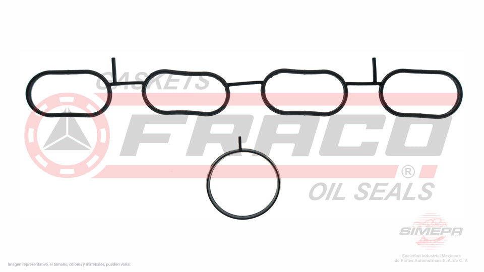 MIX-5840299-1 - EMPAQUE MULTIPLE DE ADMISION PARA NISSAN NP300 L4 2.5 L 16 V. DOHC QR25 2016-2018