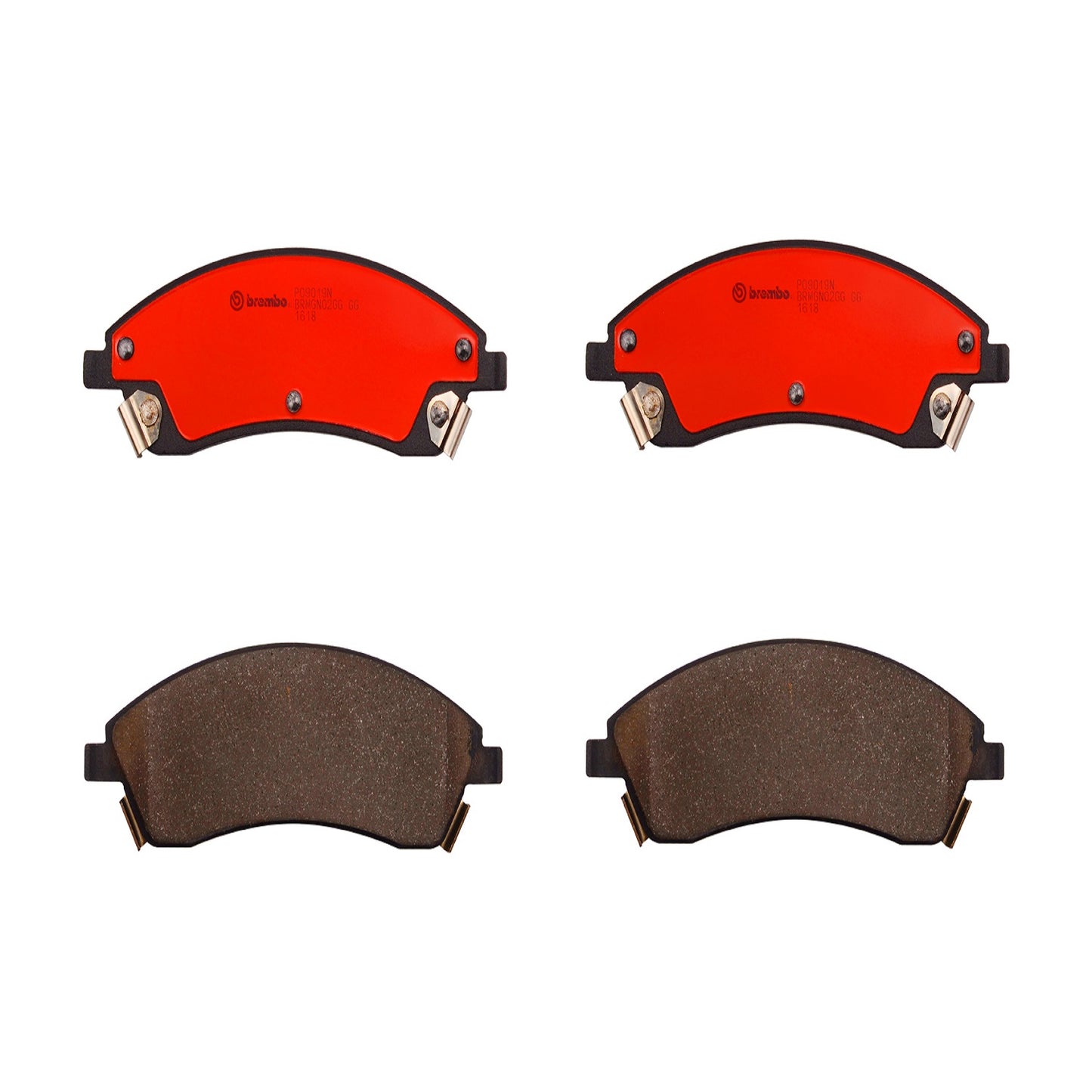BRE-P09019N - BALATAS DELANTERAS PARA CADILLAC SRX BASE 2004-2007