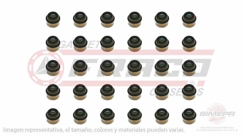 SS-5260-V-30 - SELLOS DE VALVULA POR JUEGOS PARA AUDI A4 V6 2.4 L 30 V. DOHC 1997-2005