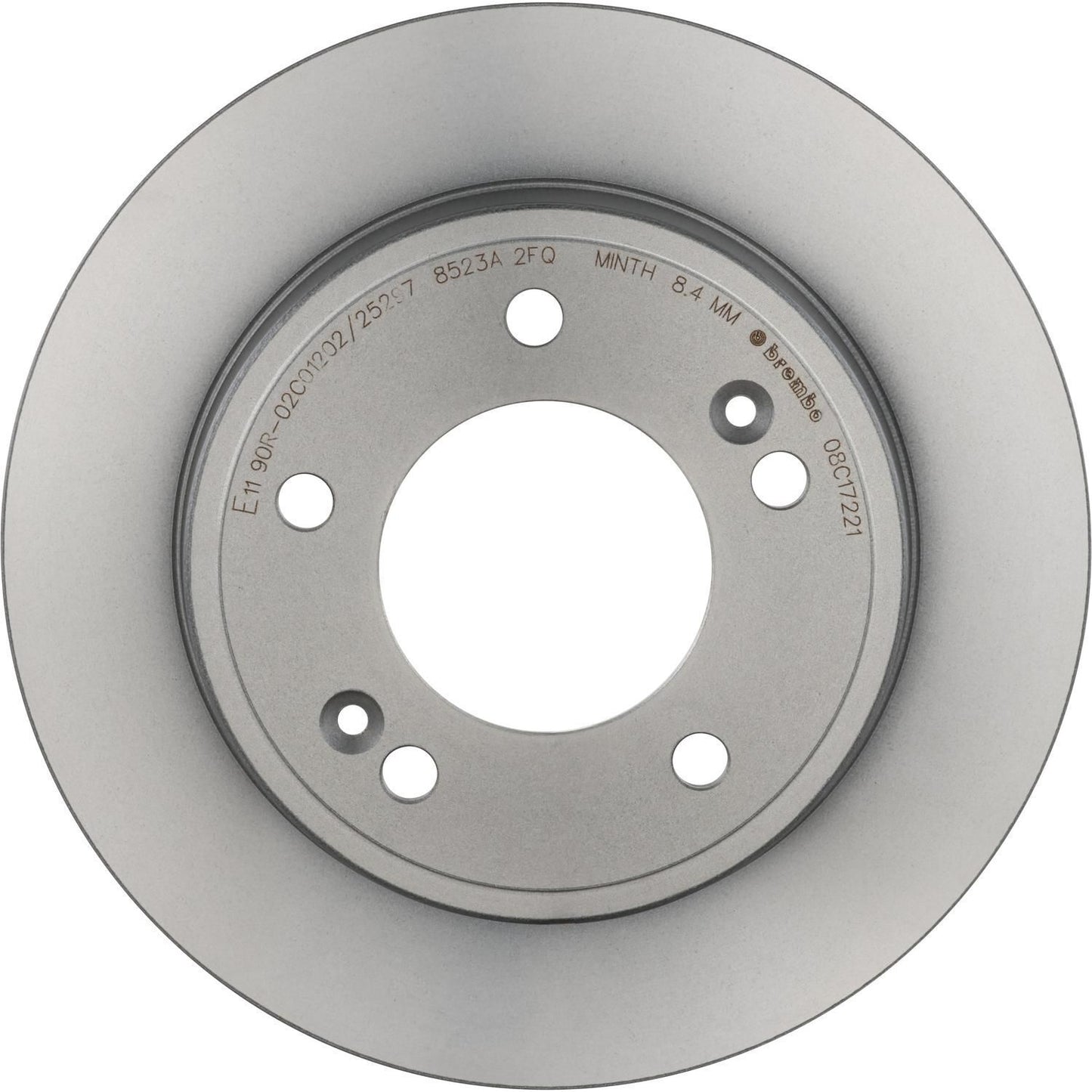 BRE-08.C172.21 - PAR DE DISCOS DE FRENO TRASEROS PARA HYUNDAI ELANTRA GL 2015-2017