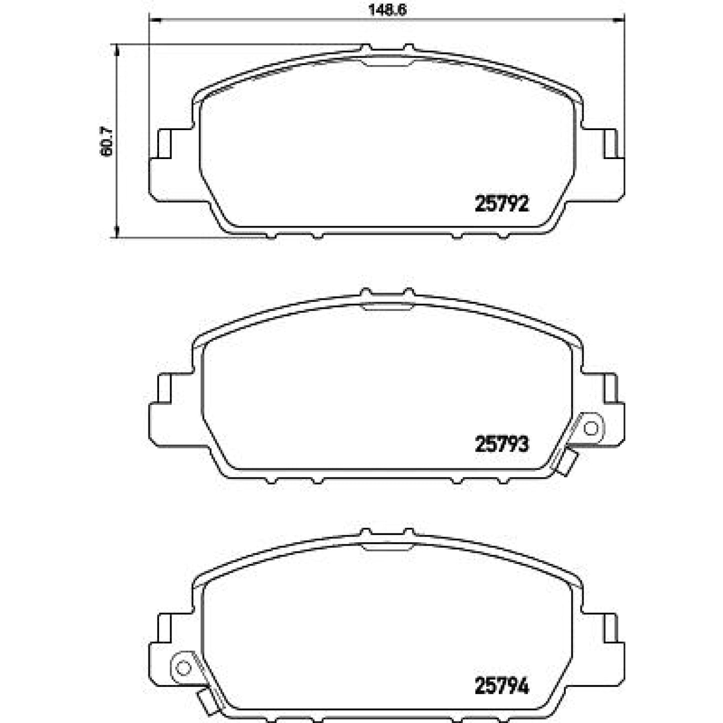 BRE-P28077 - BALATAS DELANTERAS PARA HONDA ACCORD EX COUPE 2.4 4 2013-2013