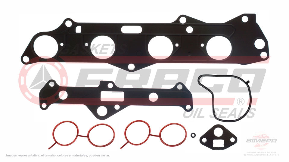 MIX-3540035 - EMPAQUE MULTIPLE DE ADMISION PARA HONDA CIVIC L4 1.3 L 8 V SOHC LDA2 2006-2011