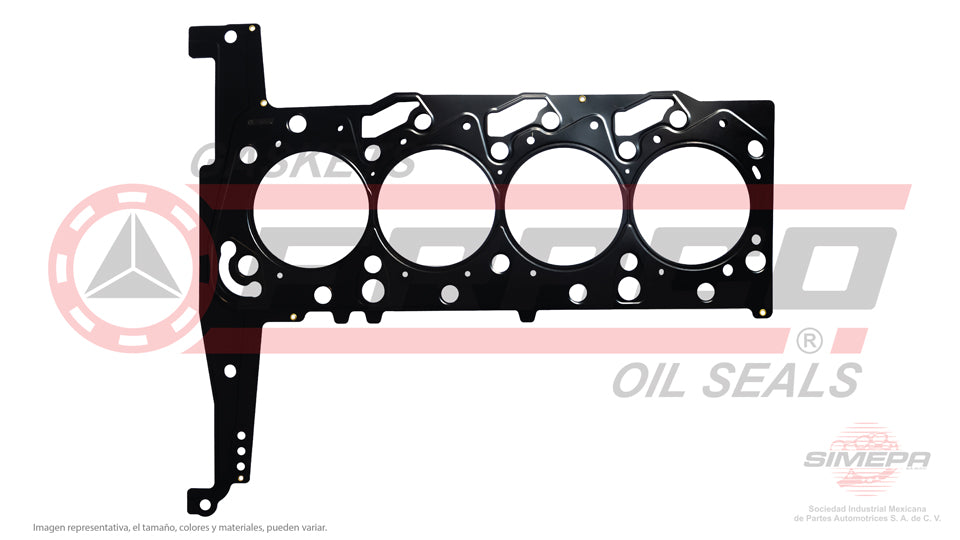 HGX-2640065-3MLO - EMPAQUE DE CABEZA PARA FORD TRANSIT L4 2.4 L DIESEL 16 V. TDI DIESEL 2007-2010
