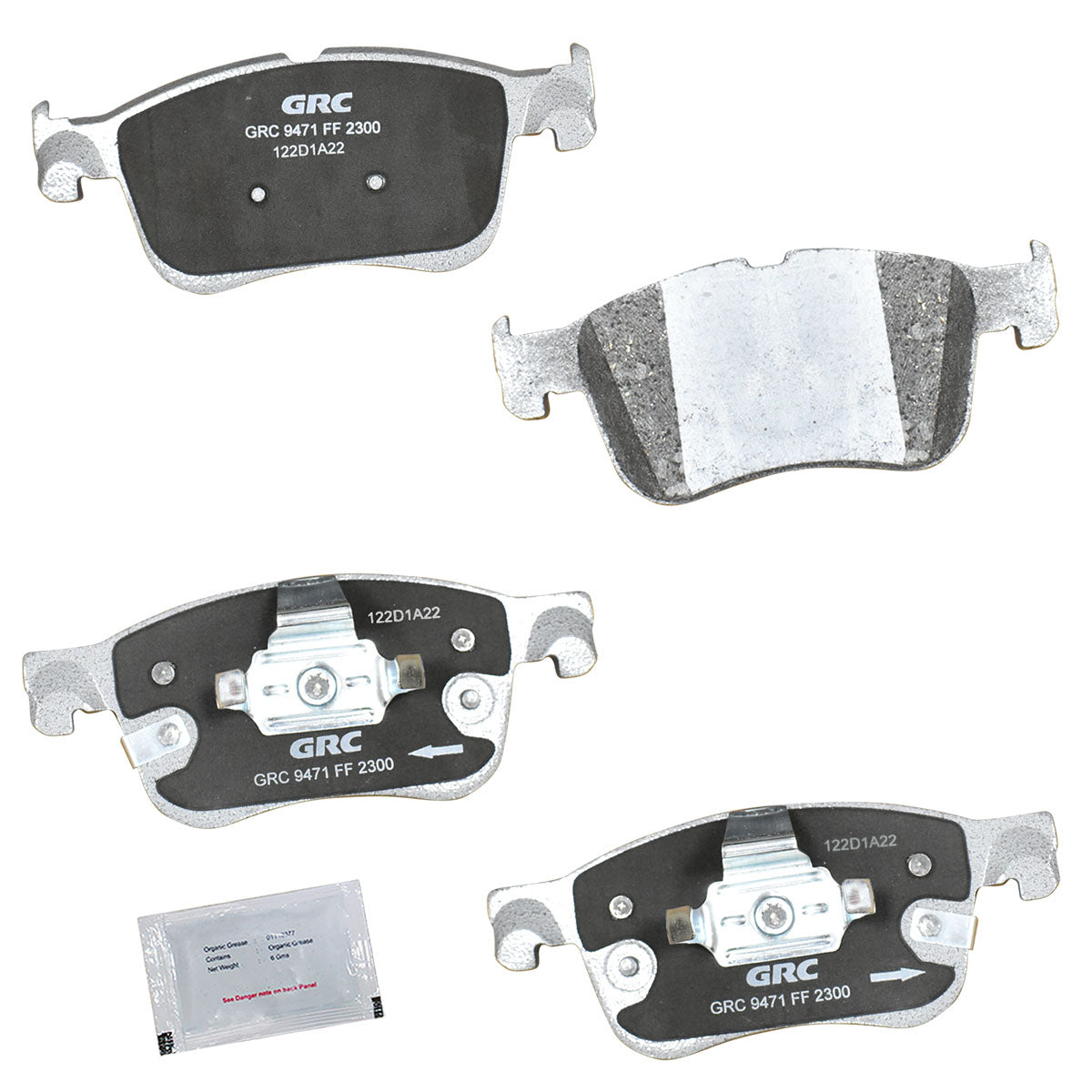 GPRD2300 - BALATAS CERAMICAS DELANTERAS PARA FORD BRONCO SPORT 2021-2024
