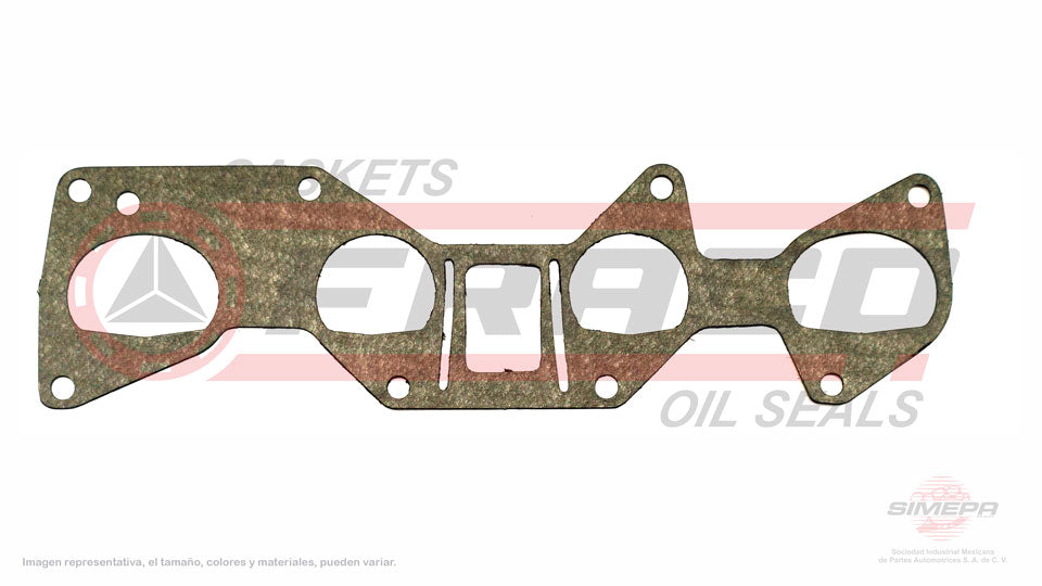 MIX-2640071 - EMPAQUE MULTIPLE DE ADMISION PARA FORD AEROSTAR L4 2.3 L SOHC 8 V. 140 CID 1986-1987