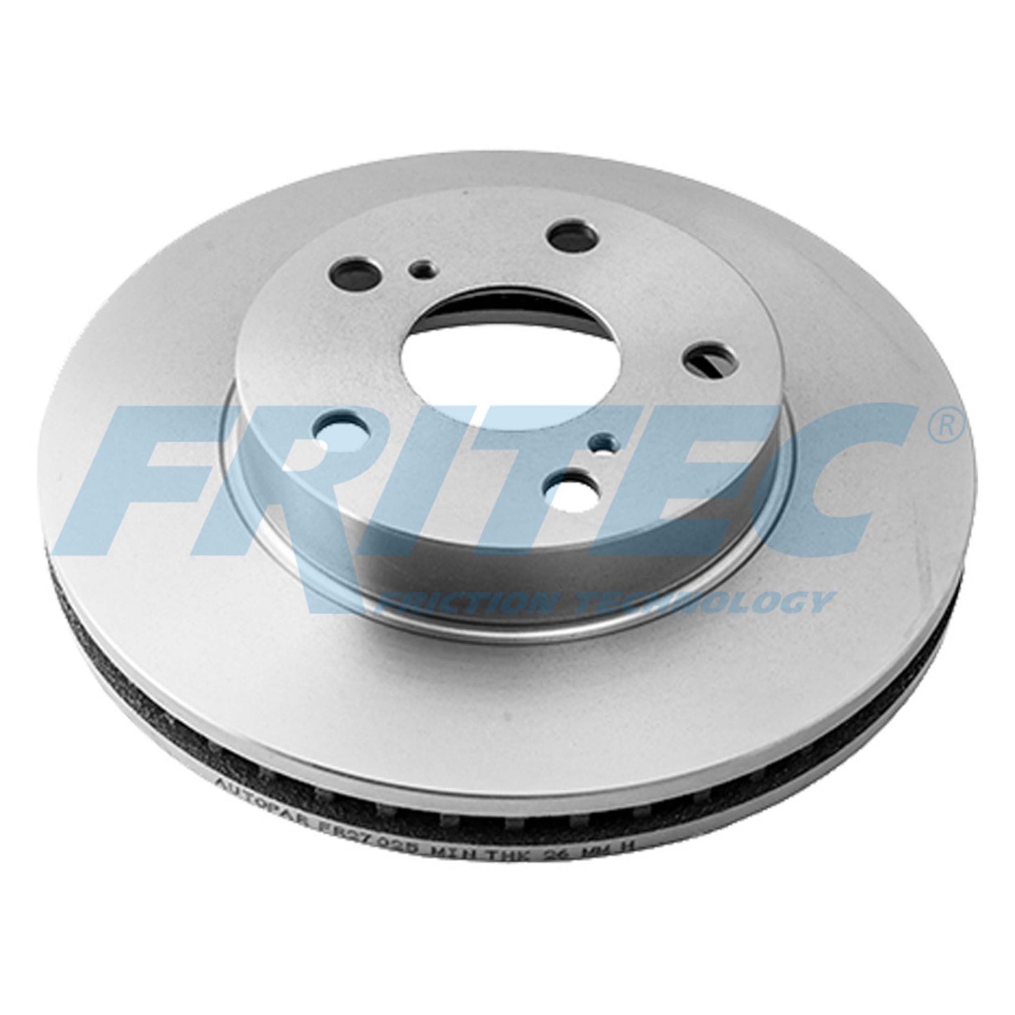 FR-27025 PAR DISCOS DE FRENO DELANTEROS TOYOTA HILUX BASE 4 CIL 2.7 2012-2013
