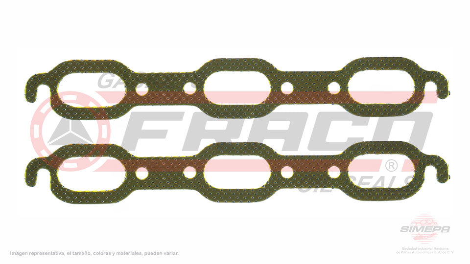 MEX-1162035 - EMPAQUE MULTIPLE DE ESCAPE PARA CHRYSLER 300 V6 3.5 L 24 V. SOHC 2005-2010