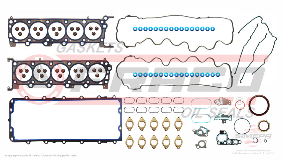 FSX-2612005 - JUEGO DE EMPAQUES PARA FORD F-250 SD V10 6.8 L 30V 30 V SOHC VIN Y 2005-2010