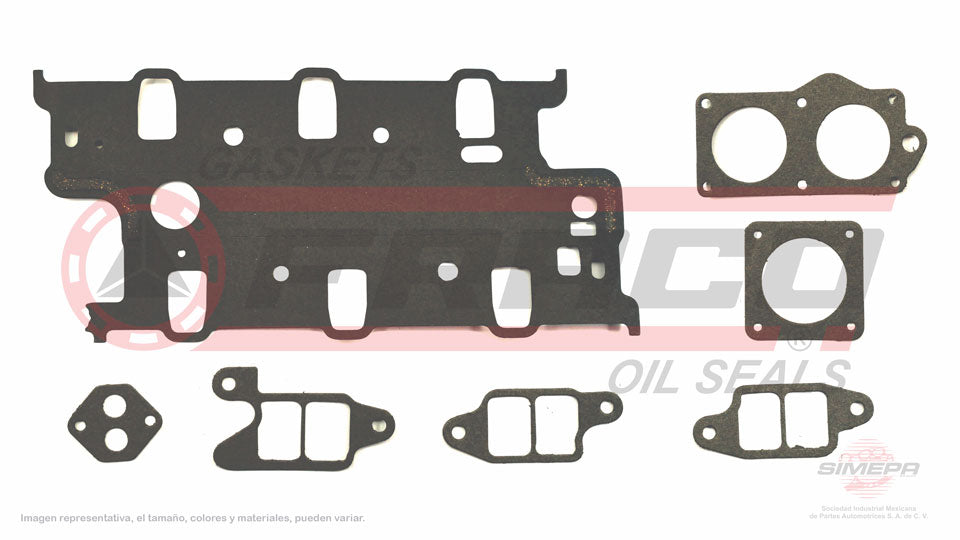 MIX-2662040 - EMPAQUE MULTIPLE DE ADMISION PARA FORD BRONCO II V6 2.9 L 12 V. OHV 1986-1990
